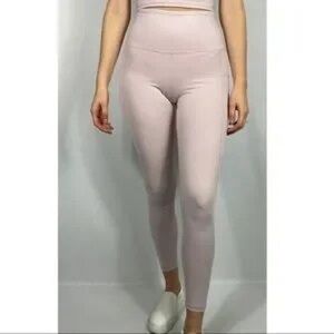 Women's Pink High-Waisted Leggings